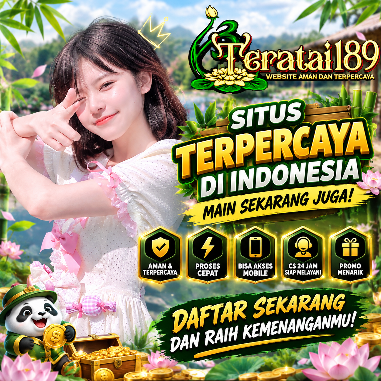 Banner TERATAI189 Trusted Brand